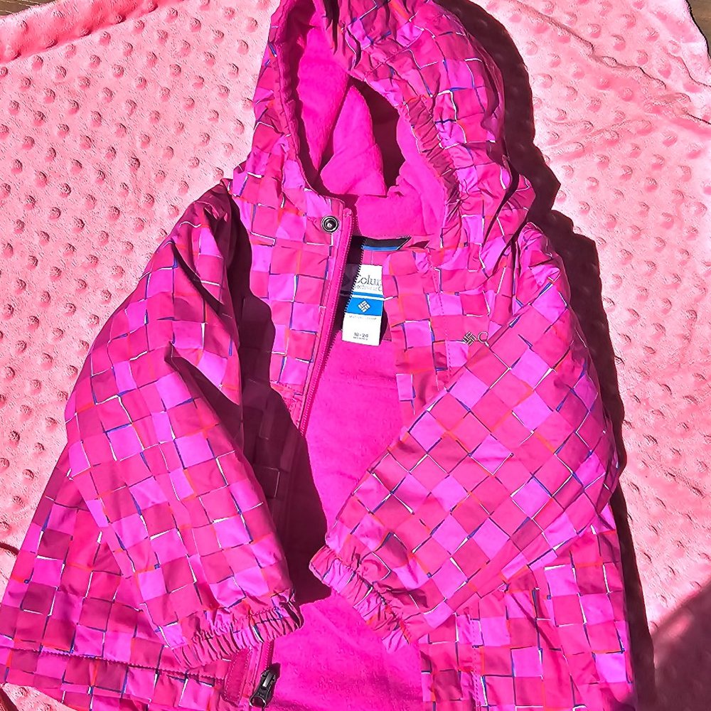 Columbia Snow bunny  suit set 18-24 mos.